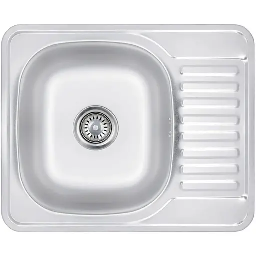 Кухонная мойка Brinex 5848 0,8 мм, врезная BRIN5848SAT08 - фото 1