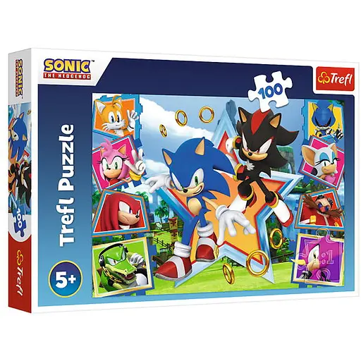 Пазл Trefl Зустрічайте Соніка Супер Сонік 100 ел. (16465) - фото 1