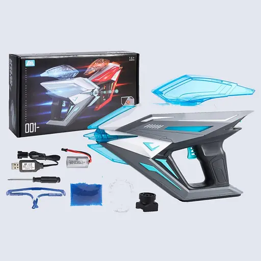 Пістолет на гідрогелевих кульках (орбізах) Gel Energy Space 001 Grey - фото 2