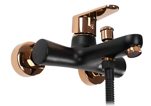Змішувач для ванни Rea Mild black rose gold REA-B4813 Чорний - фото 6
