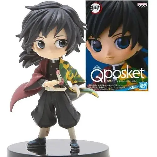Фигурка Banpresto Q posket Клинок, рассекающий демонов Demon Slayer Томиока ГиюTomioka Giyu 7 см BBS DS TG 1157 - фото 1