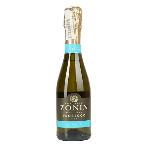 Вино игристое Zonin Prosecco Spumante Brut Cuvee 1821 DOC 11% белое 375 мл - фото 1