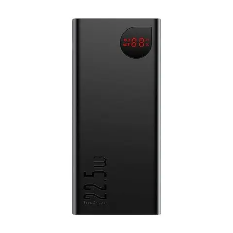 Зовнішній акумулятор Baseus Adaman 10000 mAh Black PPIMDA-B0A - фото 1