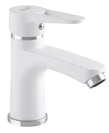 Смеситель для умывальника Wezer PUD1-045 белый - фото 1