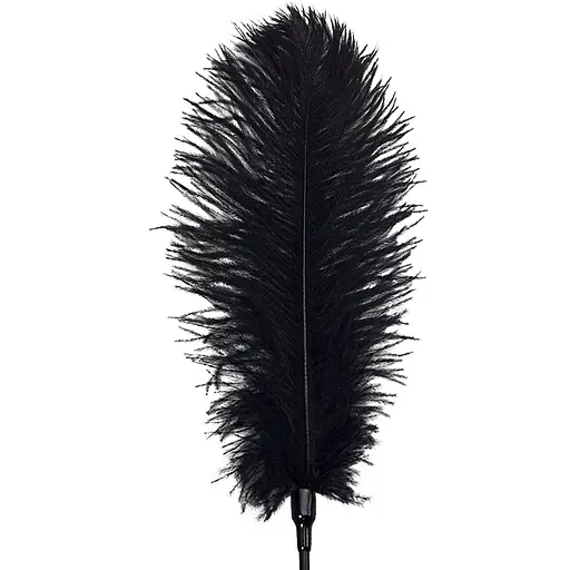 Лоскітка зі страусиним пером Art of Sex - FeaTher Tickler, колір Чорний - фото 3