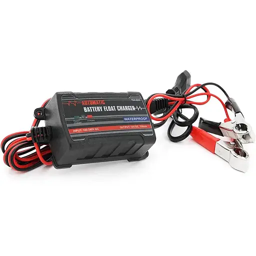 Автоматический ЗУ для аккумулятора 6V/12V, Merlion TE4-023, 100-240V, 0,75A, клеммы (AGM/GEL/Lead)