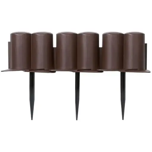 Палісад садовий Prosperplast Palisada 3.02 м коричневий - фото 2