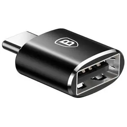 Адаптер Baseus USB мама To TypeC папа Adapter Converter черный