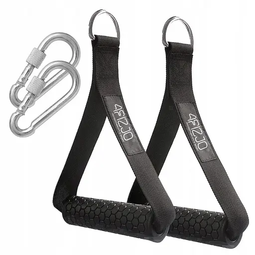 Ручки для тяги 4FIZJO с карабинами 2 шт 4FJ0427 (P-5907739317322) - фото 1