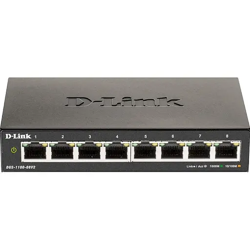 Коммутатор D-Link DGS-1100-08V2 (DGS-1100-08V2) - фото 2