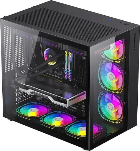 Корпус GameMax Infinity Black (Infinity BK) без блока питания, б/у - фото 2