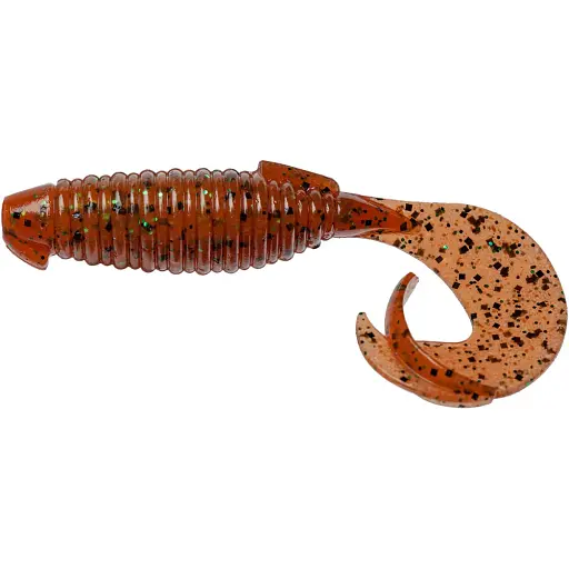 Силикон Keitech Flapper Grub 4" EA#01 Orange Pepper (7 шт/уп)