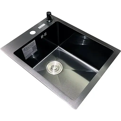 Кухонная мойка Romzha Arta U-350S BL - фото 6