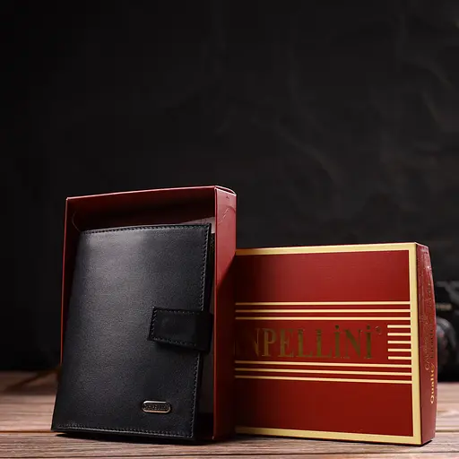 Мужской кожаный кошелек Canpellini 10х13х1.5 см acs0025650 - фото 9