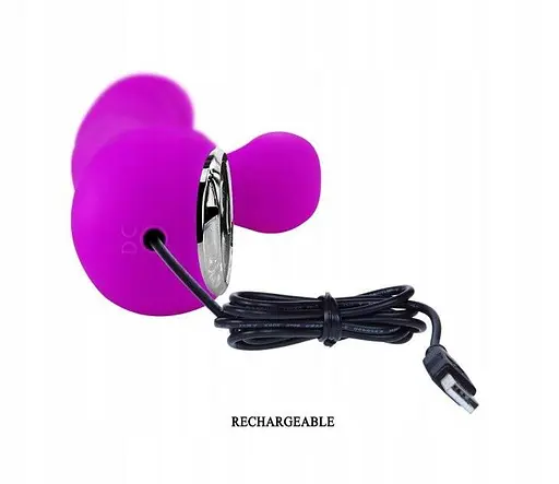 Вибратор-кролик Pretty Love Intimate, 25 см (фиолетовый) - фото 7