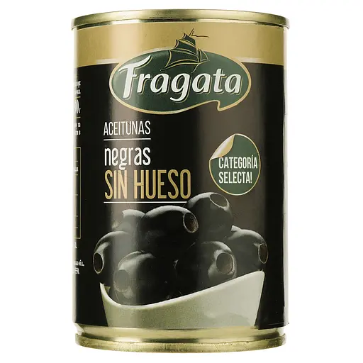Уцінка. Оливки Fragata чорні без кісточки 280 г - фото 1