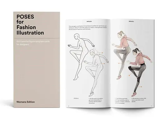 Poses for Fashion Illustration (Card Box) - фото 5