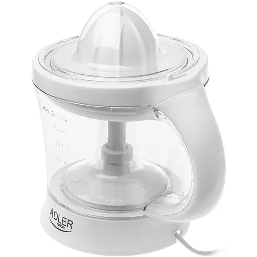 Соковыжималка Adler AD 4014 white для цитрусовых/ 60Вт/ 1л/ белый - фото 2