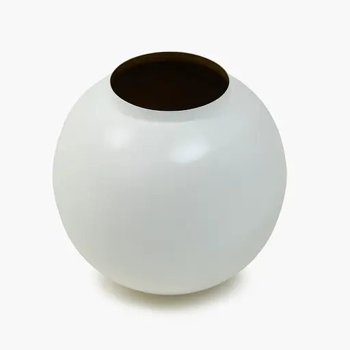 Ваза MBM HOME Елізіум залізна білий - золотий 230х230х210 мм (VB-05 WHITE/GOLD) - фото 2