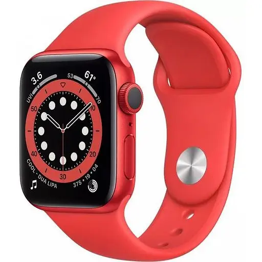 Смарт-часы Apple Watch Series 6 GPS 44mm (PRODUCT)RED Aluminum Case w. (PRODUCT)RED Sport B. (M00M3)
