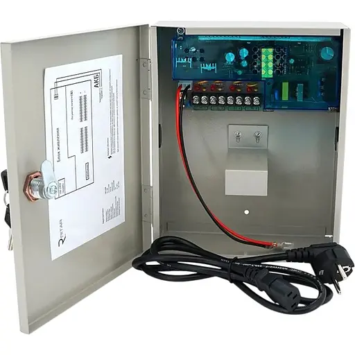 Импульсный источник бесперебойного питания Ritar DC12-5А UPS-P12/5/7 4СH (корпус металл) под АКБ 7-9А (230x186x72mm)