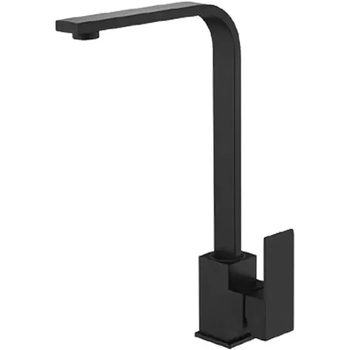 Змішувач для кухні Zerix KUB-011 Black ZX4704 Чорний матовий - фото 1