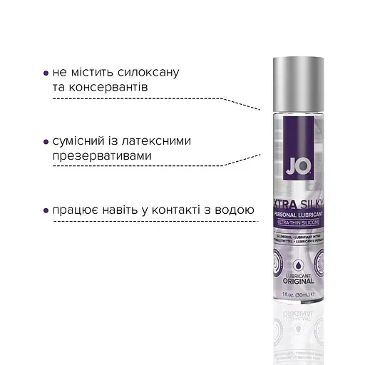 Лубрикант на силиконовой основе System JO Xtra Silky 30 мл - фото 4