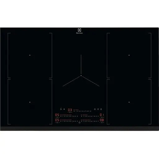 Варильна поверхня індукційна Electrolux 78 см розширена зона Hob2Hood чорний