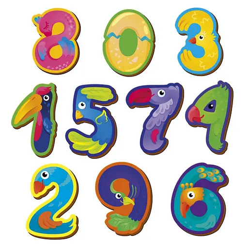 Дитячий набір магнітів "Цифри" VT3106-37, 10 магнітів - фото 3