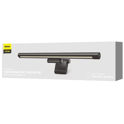LED лампа для комп'ютера Baseus I-Wok Asymmetric Light Source Screen Hanging Light (fighting) Pro Black - фото 6