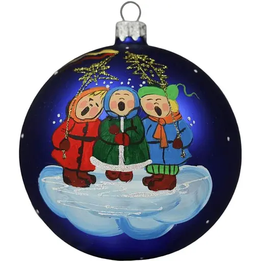 Ялинкова прикраса Санта Шоп Щедрий вечір скло (7806723196708)
