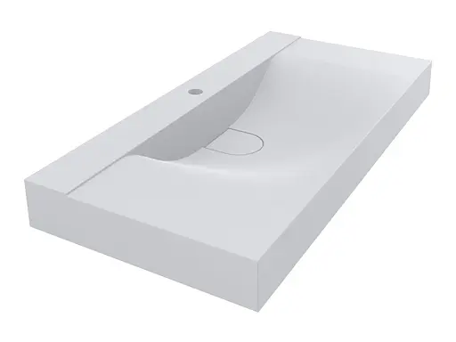 Умивальник Miraggio Fly 1000 matt 0000734, Білий матовий - фото 2