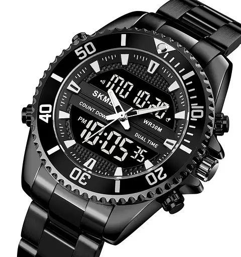 Мужские наручные часы Skmei 1850 (Черный) - фото 3