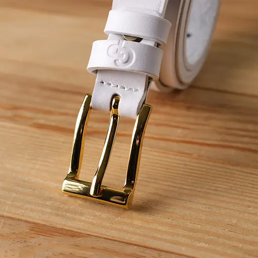 Ремінь шкіряний Grande Pelle для жінок 120х2 см стильний тонкий acs0029633 - фото 9