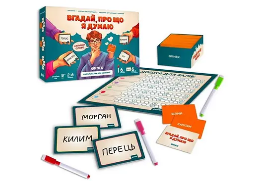 Настольная игра Оrner Угадай, о чем я думаю (укр.) (orner-2617) - фото 6