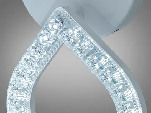 Стельова LED люстра Romin MX4773 білий 45W три плафони акриловий розсіювач - фото 4