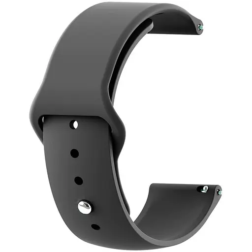 Ремешок Boorui для часов 22 мм Sport design черный (с кнопкой)