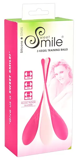 Вагінальні кульки Sweet Smile 3 Kegel Training Balls 3 шт (мульти) - фото 5