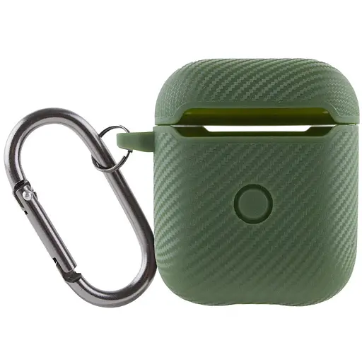 Футляр SGP Shockproof для наушников Airpods 1/2 Pine green - фото 2