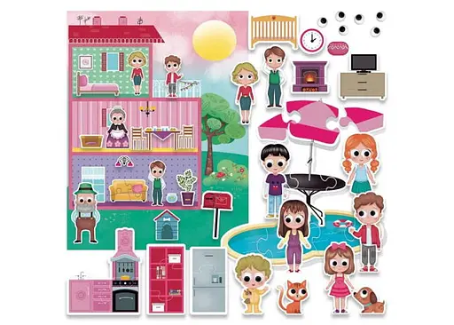 Настольная игра Headu Кукольный домик - построй свой мир (My Imaginary World! Doll's House) (MU24841) - фото 2