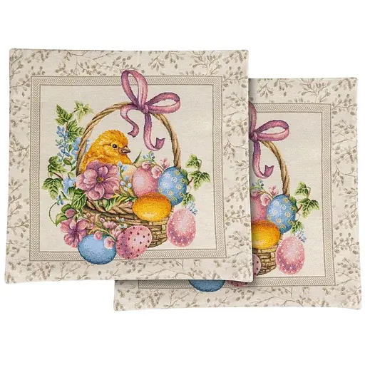 Наволочка гобелен Lefard Великоднє диво Chick 45x45 см (732-404)