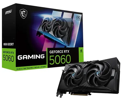 Видеокарта MSI RTX 5060 8G GAMING OC (RTX 5060 8G GAMING OC) (GDDR7, 128 bit, PCI-E v5.0 x16) - фото 5