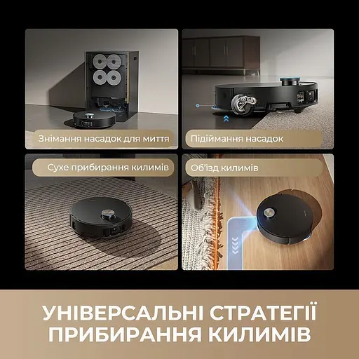 Робот-пилосос Dreame Bot MatriX 10 Ultra Black (RLX95CE-bl) [147256] - фото 14