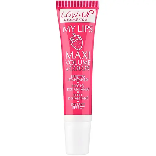 Блиск для об'єму губ Low Up My Lips Полуниця 10 мл