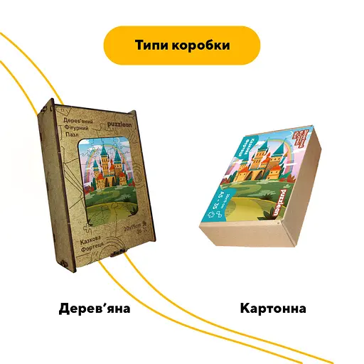 Пазл деревянный Сказочная крепость, А5, Деревянная коробка 35 элементов - фото 4