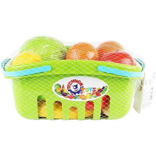 Набор продуктов в корзинке Technok Toys ТехноК (5354), 17 предметов - фото 3