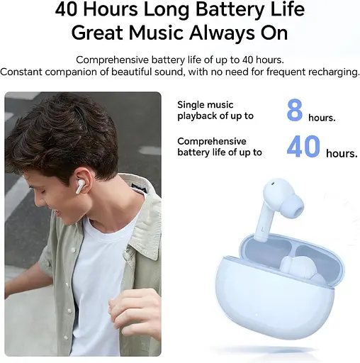 Наушники для перевода языка AI Conyat, наушники-переводчики 3-в-1 Bluetooth 5.4 со 164 языками реального времени, наушники 40H - фото 5