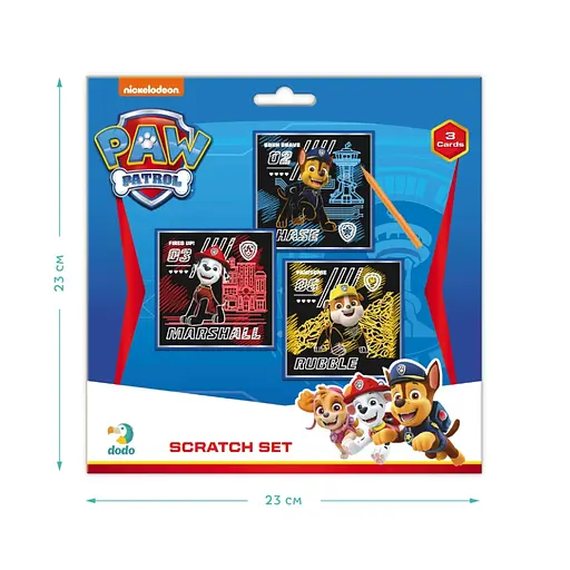 Набор гравюр Paw Patrol "Друзья" Dodo 200193 - фото 5