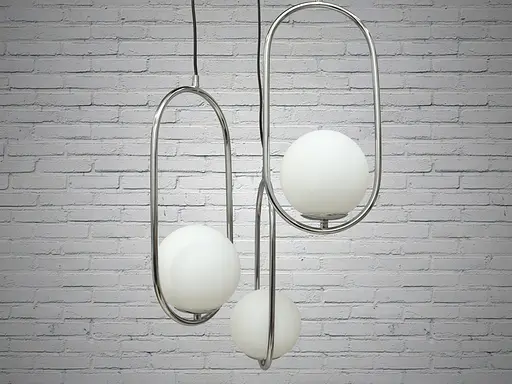 Гармонійне бра в стилі скандинавського лофту або "Нордік", хром - фото 2