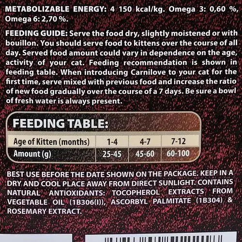Сухой корм Carnilove Cat Salmon & Turkey для котят лосось и индейка 6 кг - фото 5